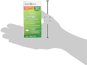 Amazon Basic Care 24 Hour Allergy 10 mg, 300 Count