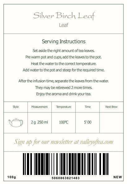 Silver Birch Leaf Tea