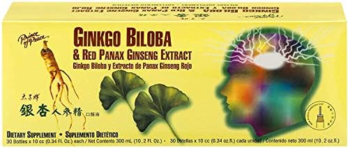 Prince Of Peace Ginkgo Biloba & 30 Bottles, 0.34 fl.