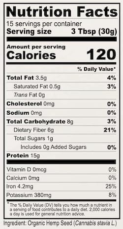Anthony's Organic Hemp Seed Protein, 1
