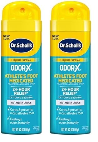 Dr. Scholl's INSTANT COOL ATHLETE'S FOOT 5.3oz, Clinically 24-Hour Daily