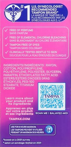 Tampax Radiant Tampons Multipack with Leakguard 28 Count 2)