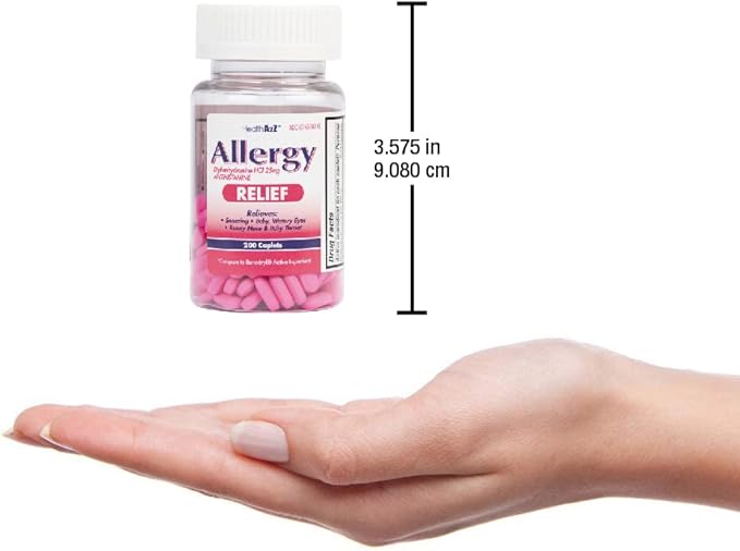 HealthA2Z® Allergy Relief 25mg | (200 Caplets 1))