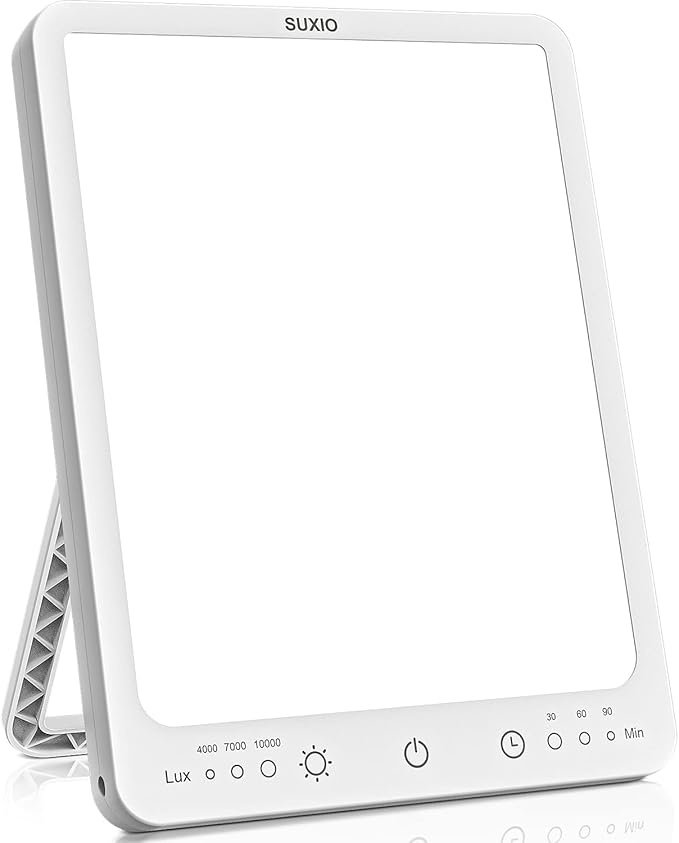 SUXIO Light Therapy Lamp 10000 Lux 3 Timing