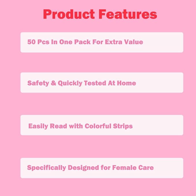Health Test Strips (50pcs Vaginal pH