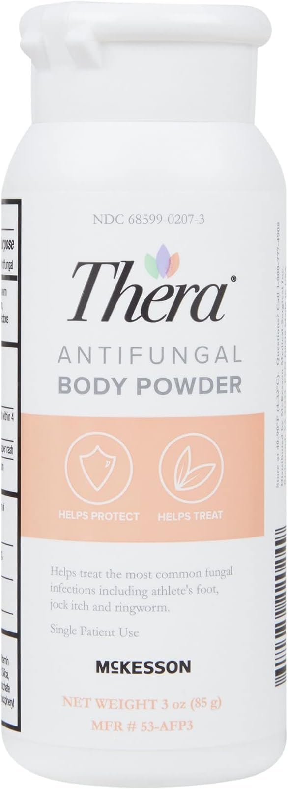 McKesson’s Thera Antifungal Body Powder, 2% Strength 3 oz, 1 Count