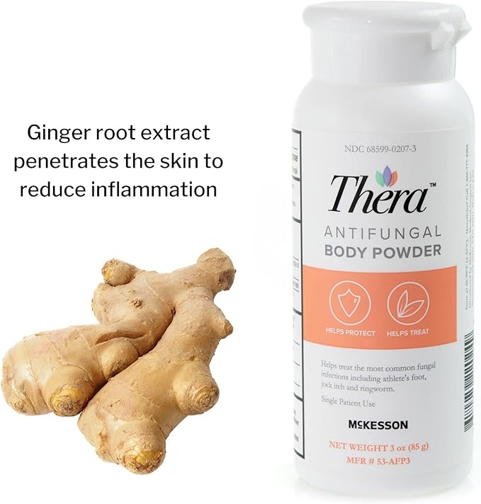 McKesson’s Thera Antifungal Body Powder, 2% Strength 3 oz, 1 Count