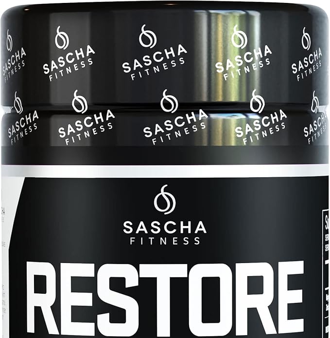 SASCHA FITNESS Cortisol Night Support Pills Supplements-Vegan-120 Natural