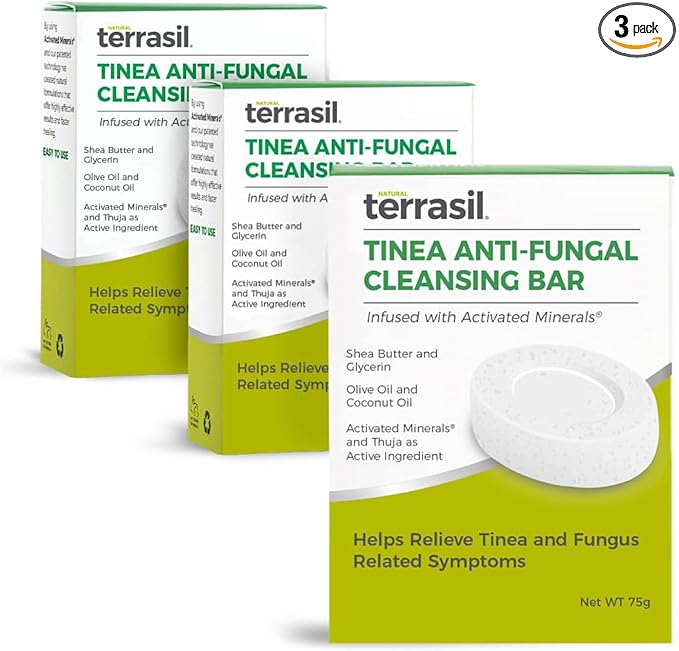 terrasil Tinea Soap for Tinea Versicolor (75g 3-Pack) 3-Pack)