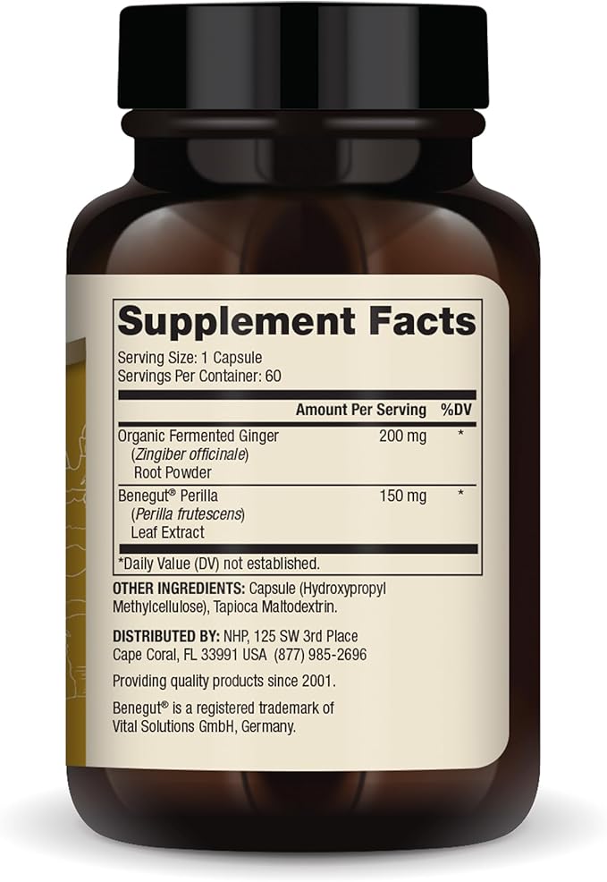 Dr. Mercola, Organic Fermented Ginger Dietary 60 Servings (60 Capsules),