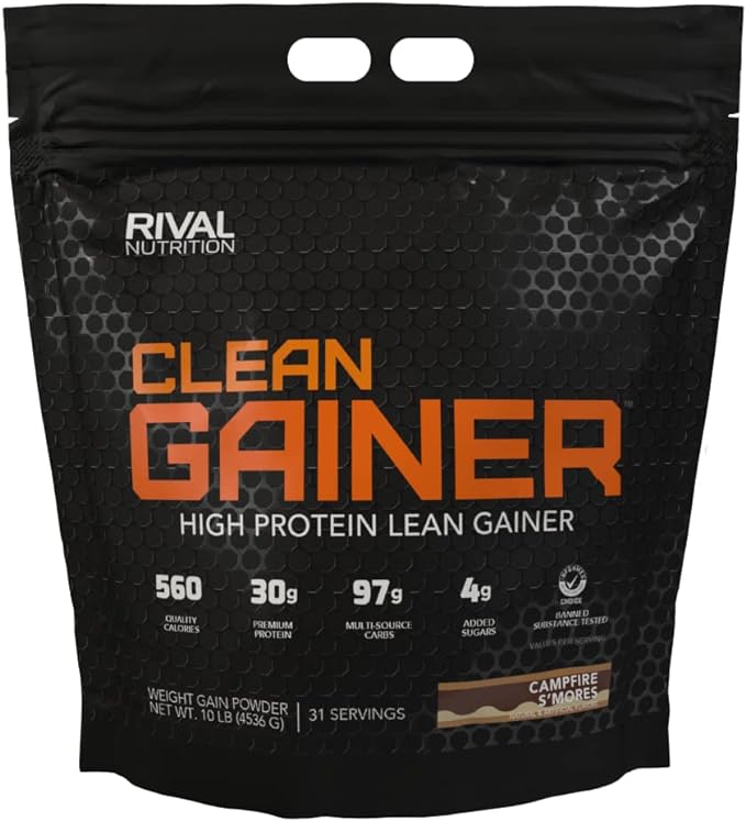 Rival Nutrition Clean Gainer - Campfire S'Mores 10lb
