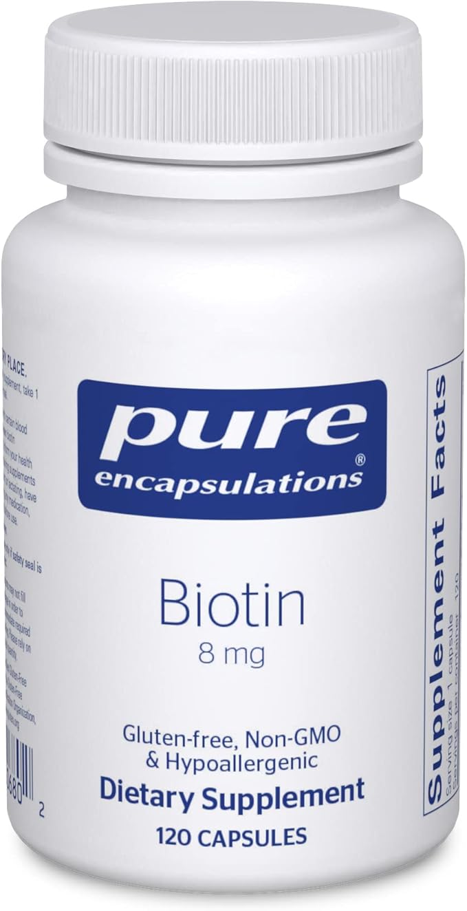 Pure Encapsulations Biotin 8 mg 120 Capsules