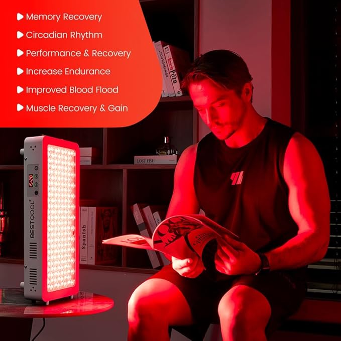 Bestqool Red Light Therapy Device 100 Clinical 660nm 850nm 850nm High 170W.