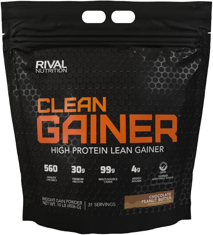 Rival Nutrition Clean Gainer - Chocolate Peanut Butter 10lb