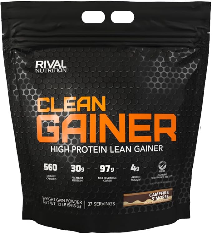 Rival Nutrition Clean Gainer - Campfire S'Mores 12lb