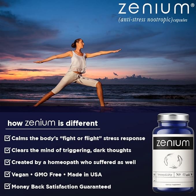 Relieve Stress, Tension, Worry, Nervousness, & Irritability |60 Capsules