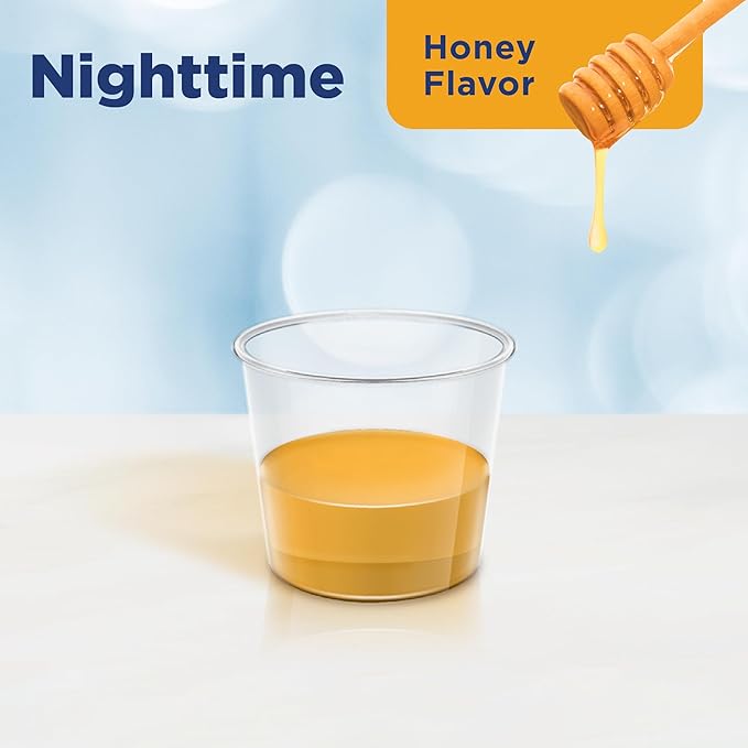 Amazon Basic Care Nighttime Honey Flavor 12 fl 1)