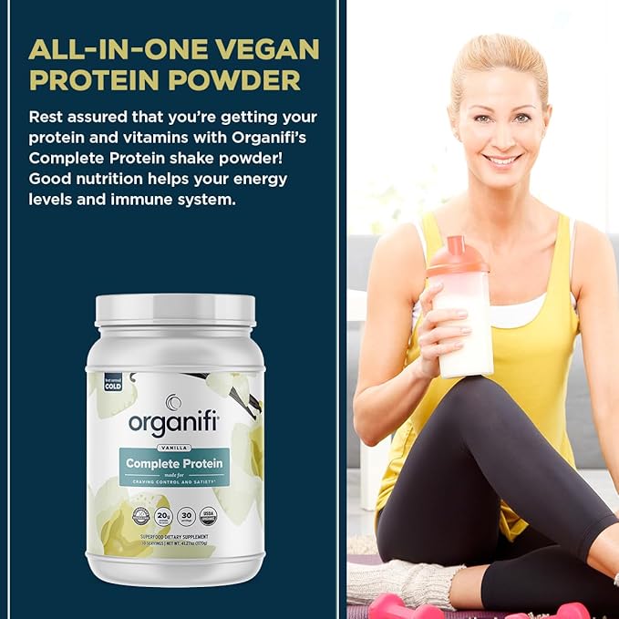 Organifi Complete Protein Vanilla Flavor 30 Day