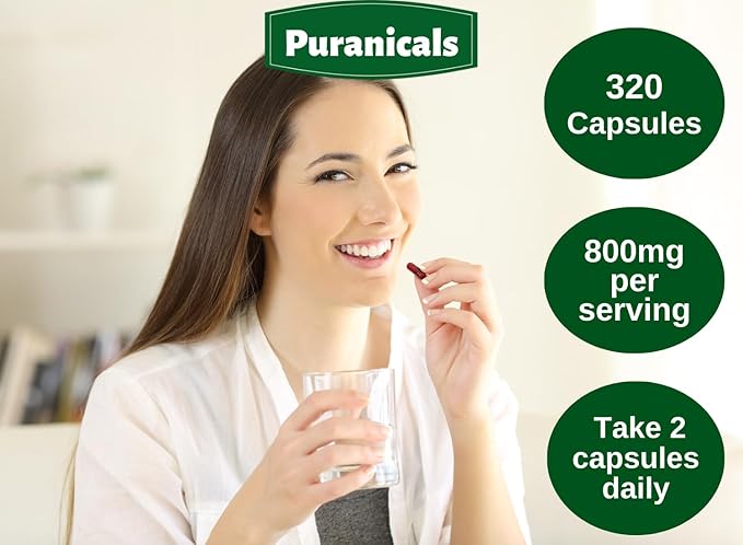 Cayenne Premium 320 Capsules Non GMO 800 mg 100% Pure