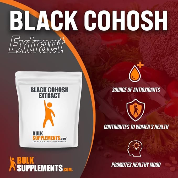 BulkSupplements.com Black Cohosh Extract Powder 80mg per 1kg (2.2 (2.2 lbs) 1)