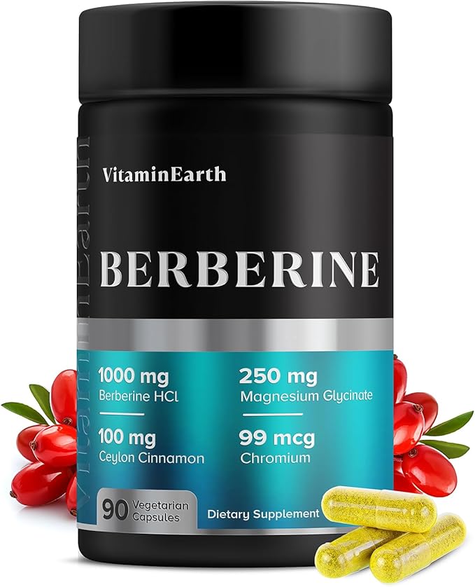 Berberine Supplement Complex 1000mg, Ceylon 90 Capsules