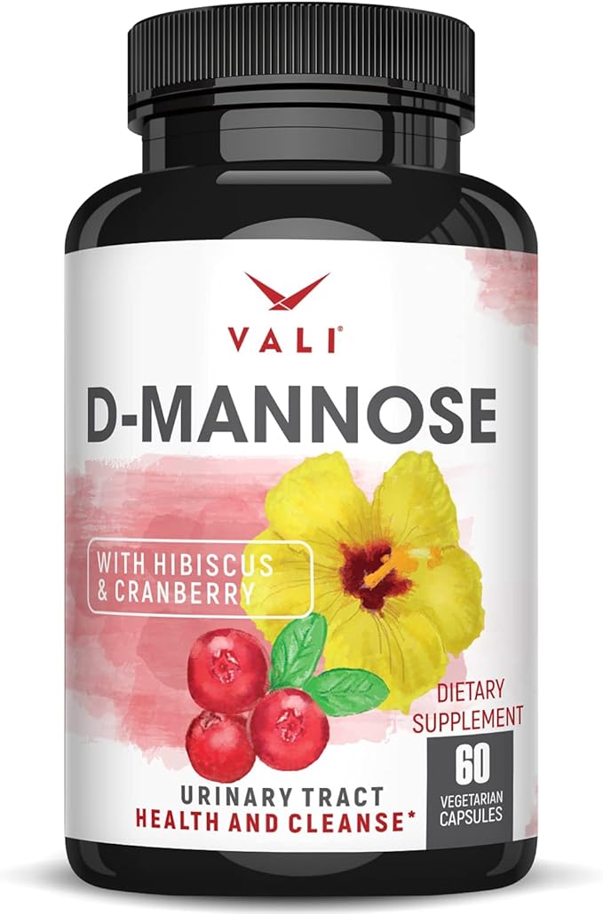 VALI D-Mannose 1000mg Urinary Tract Health 60 Veggie