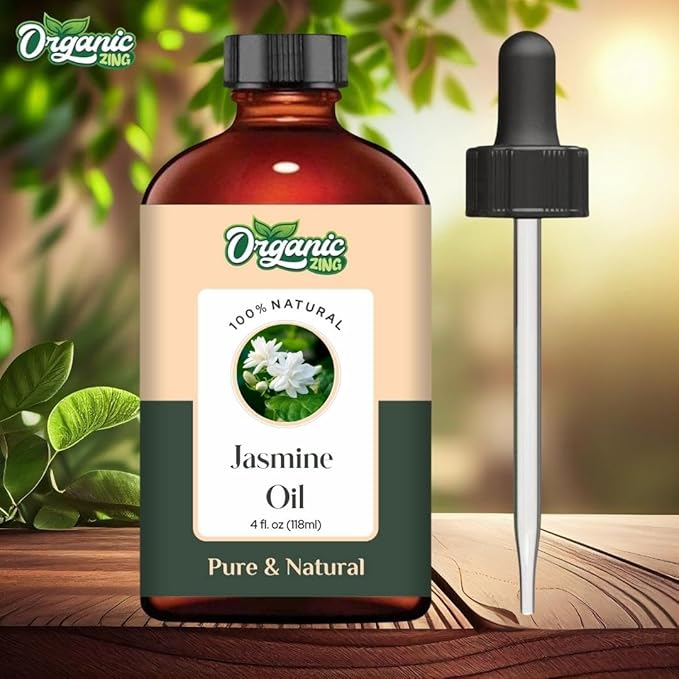 Jasmine (Jasminum Officinale.) Oil | Pure & Natural Essential Oil for Skincare, Massage, Aroma and Diffusers - 118ml/3.99fl oz