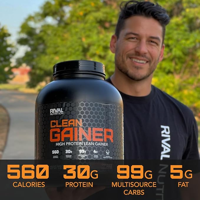 Rival Nutrition Clean Gainer - Cookies & Cream 10lb
