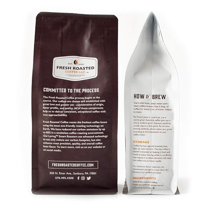 Fresh Roasted Coffee, Ethiopian Yirgacheffe Kochere, 2 lb (32 oz), Medium Roast, Kosher, Whole Bean