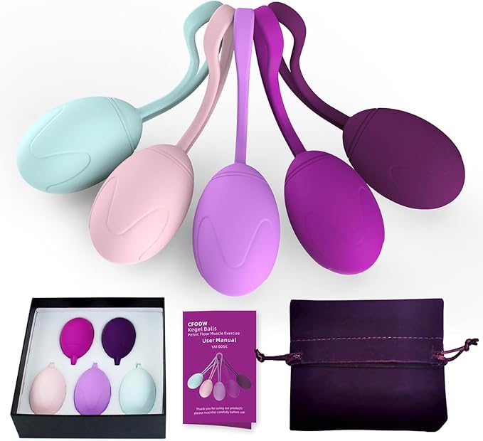 Kegel Exercise System for Massager of 5 Silicone