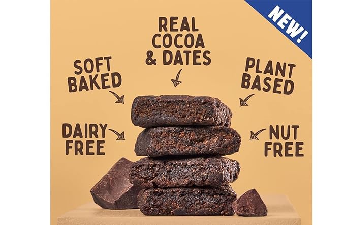 Nature’s Bakery Double Chocolate Brownie Bars, Whole Grains, Dates, and Cocoa, Plant Based, Dairy-Free, Snack Bar, 1 box with 12 Twin Packs (12 Twin Packs)