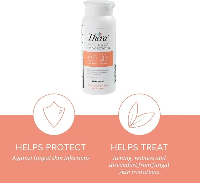 McKesson’s Thera Antifungal Body Powder, 2% Strength 3 oz, 1 Count