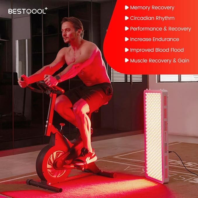 Bestqool Red Light Therapy Device 100 Clinical 660nm 850nm 850nm High 170W.