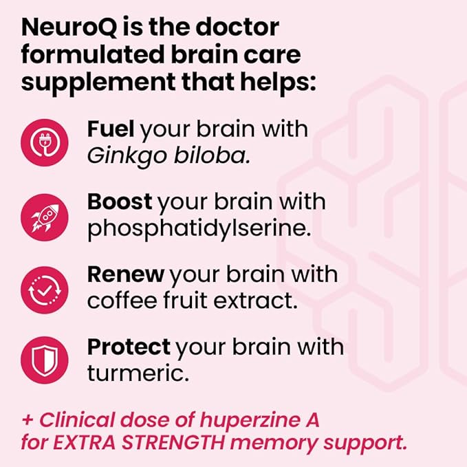 NeuroQ Memory & Focus Extra Strength 60 Capsules