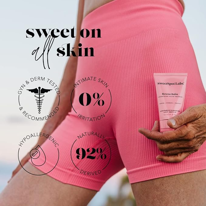 SweetSpot Labs Rescue Balm, Feminine Dryness, 2oz Vulva