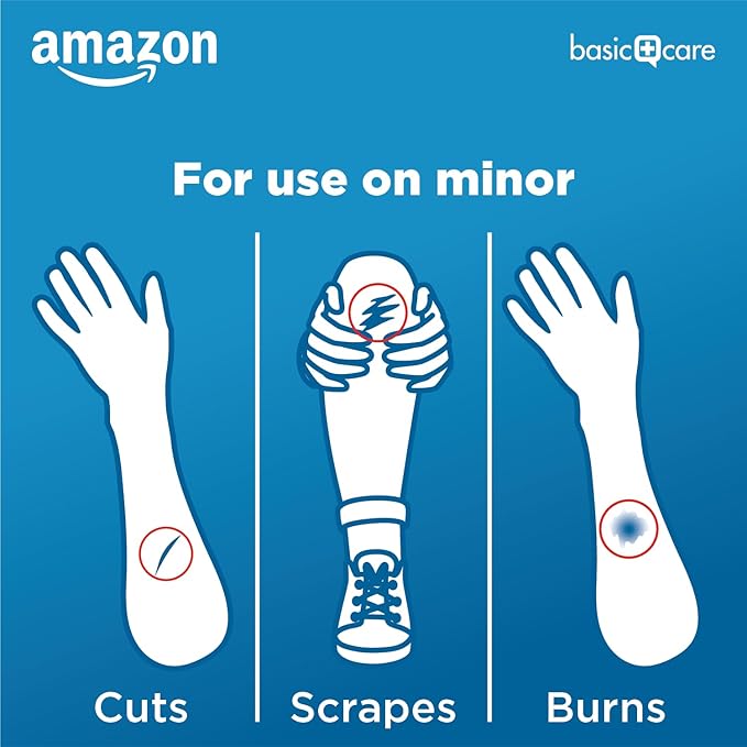 Amazon Basic Care Advanced Fast Healing 0.83 x 1.65 inches (20 Count)