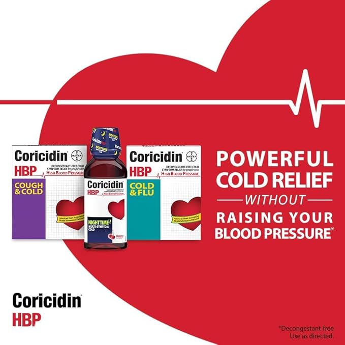 Coricidin HBP Antihistamine Cough & Cold 16 Tablets 5)
