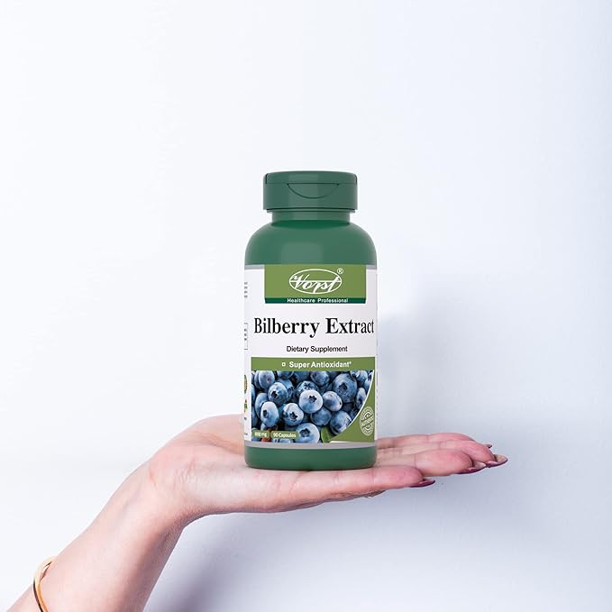 Vorst Bilberry Extract 8000mg Equivalent Raw 90 Capsules