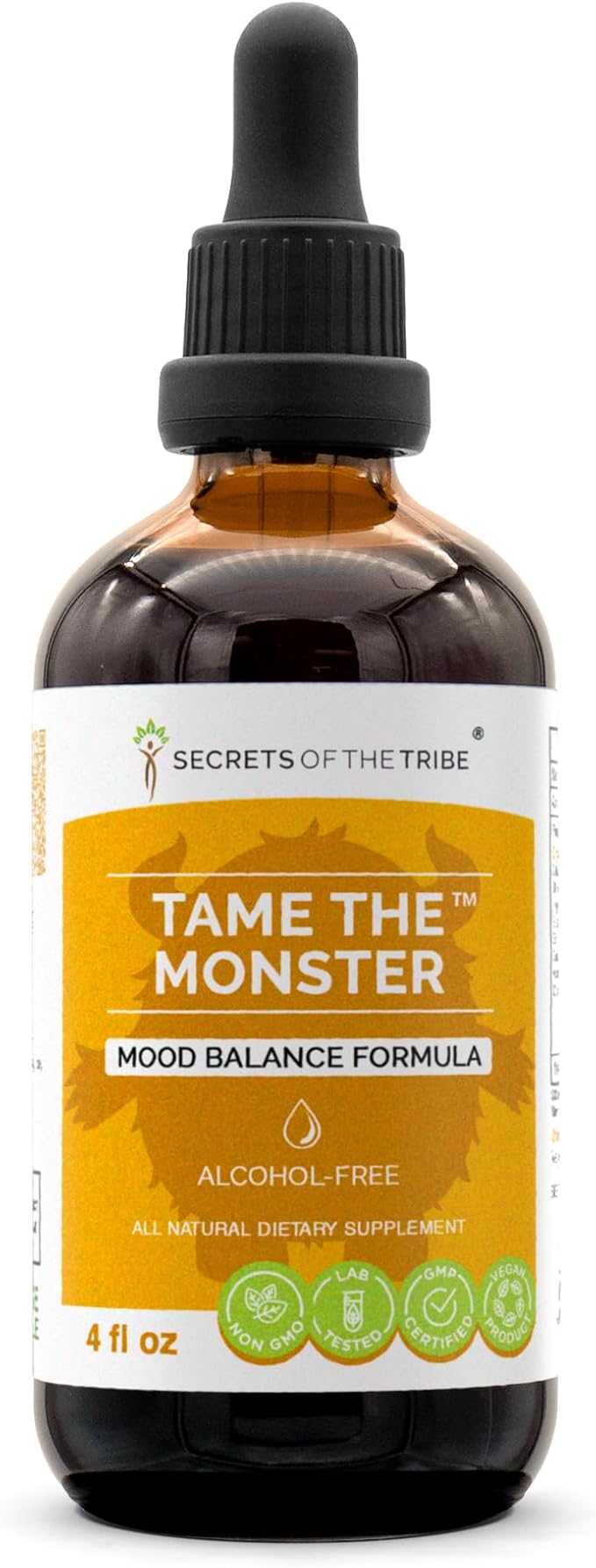 Tame The Monster Alcohol-Free Extract, Tincture, (4 FL