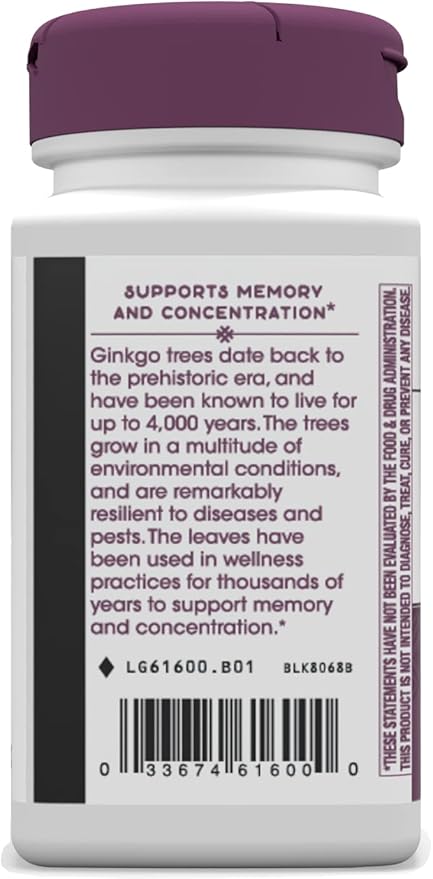 Nature's Way Ginkgold, Supports Memory and 60 Capsules