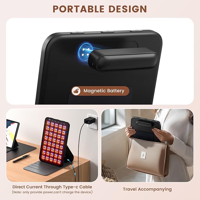 Red Light Therapy for Face and 850nm Infrared 6 Modes