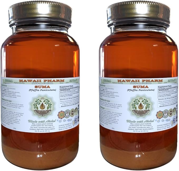 Suma Alcohol-Free Liquid Extract, Suma (Pfaffia 2x32 fl.oz