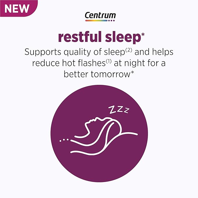 Centrum Restful Sleep Menopause Support Tablets, 28 Count