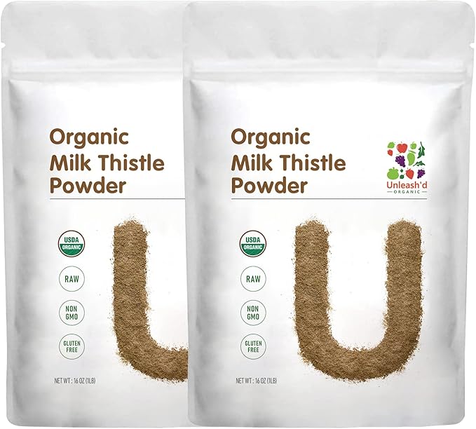 UNLEASH'D ORGANIC 2-Pack Milk Thistle Powder(1