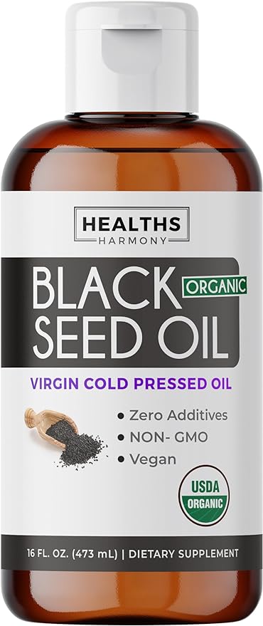 USDA Organic Black Seed Oil Liquid (16 fl
