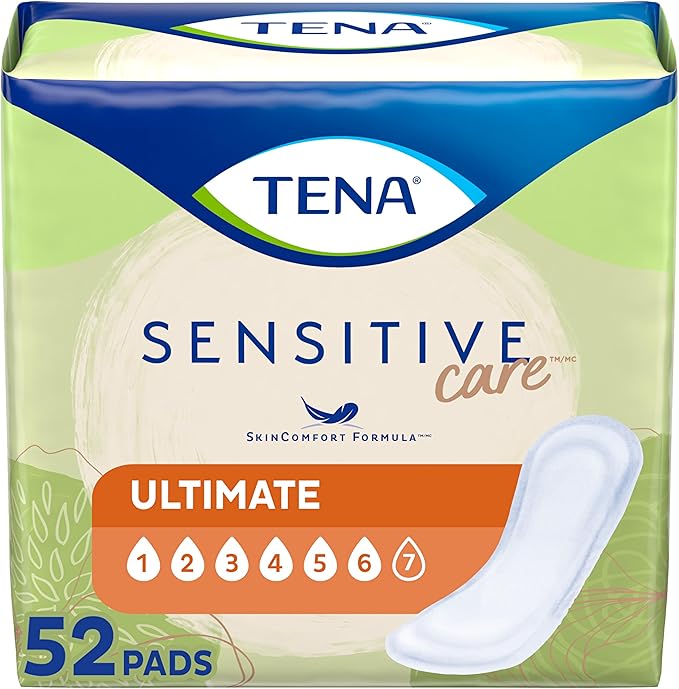 Tena Incontinence Pads, Bladder Control & 52 Count