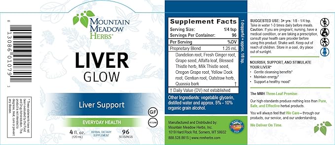Mountain Meadow Liver Glow (Original Formula), 4 oz