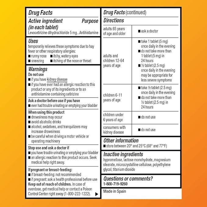 Amazon Basic Care 24 Hour Allergy 5 mg, 80 Count