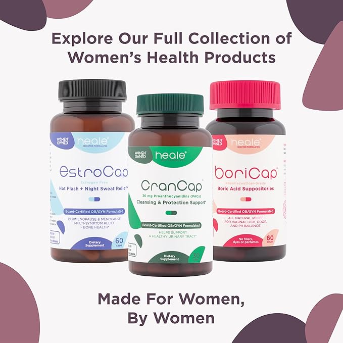 Vaginal Probiotics for Women - 30 Oral Capsules - Heale Doctor Formulated Probiotics for Feminine Health, pH, Urinary Tract & Healthy Vaginal Flora - Reduce Odor, Itching, & Discomfort
