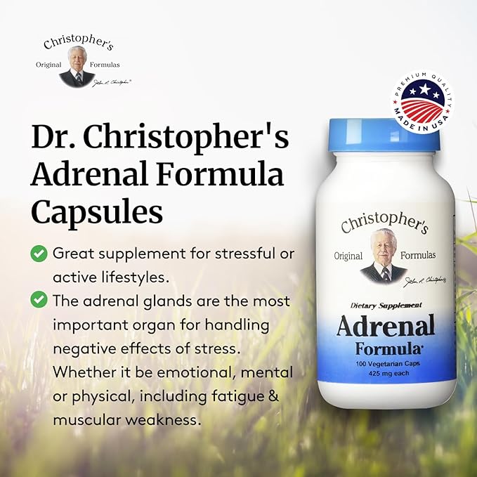 Dr. Christopher's Adrenal Formula for Stress Support